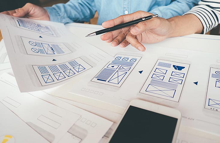 Wireframing and prototyping services 3