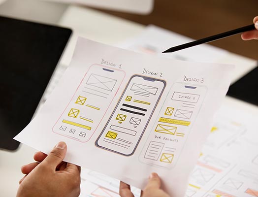 Wireframing and prototyping services 2
